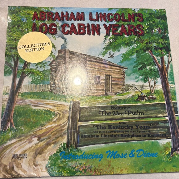 Abraham Lincoln's Log Cabin Years Collector's Edition Vinyl
